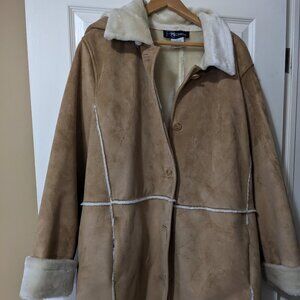 Like new Sheepskin look jacket